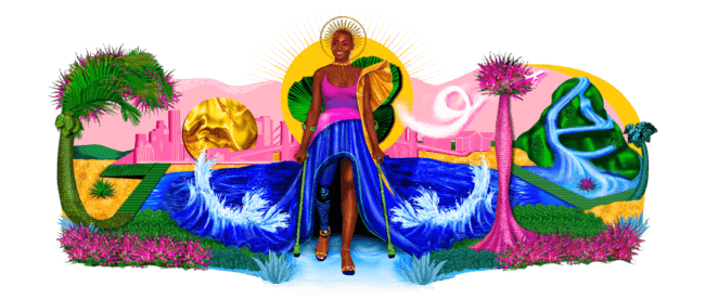 GOOGLE DOODLE CELEBRATES DISABILITY ADVOCATE & FASHION ICON MAMA CAX FOR BLACK HISTORY MONTH