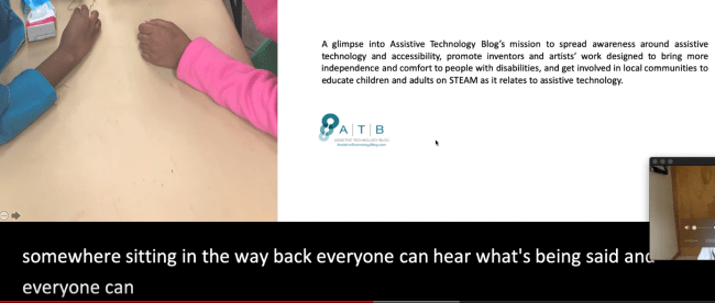 GENERATING REAL TIME CAPTIONS USING MICROSOFT POWER POINT